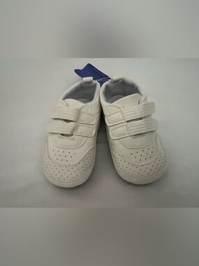 White Kids Velcro Sneakers for Everyday Play